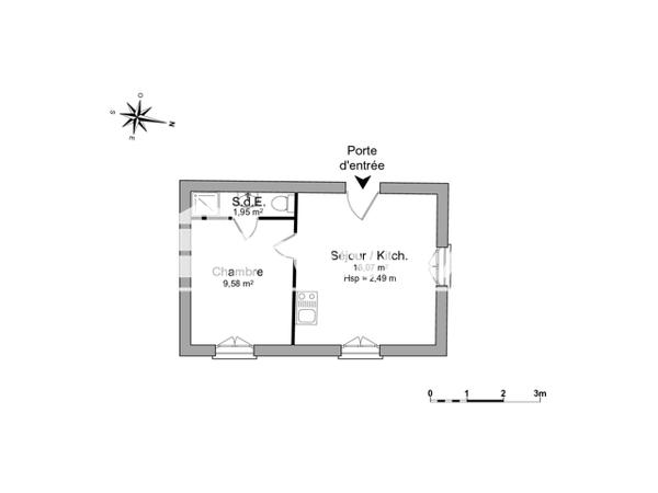Location Appartement 2 pièces 27.6 m² - 441 AVENUE DE LA LIBERATION Nancy 54000