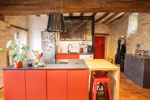 Maison de caractère du XVII siècle 4 chambres, La Pointe de Bouchemaine