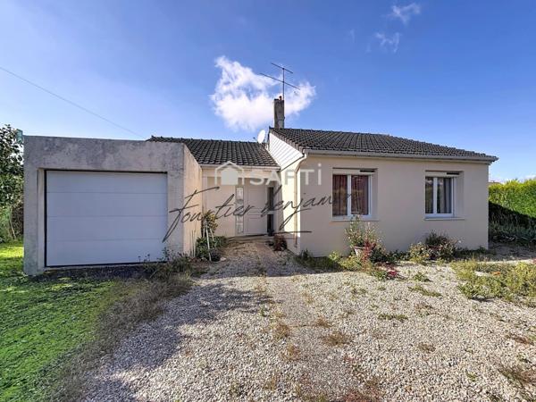 Maison de plain-pied quatre chambres à Longueville