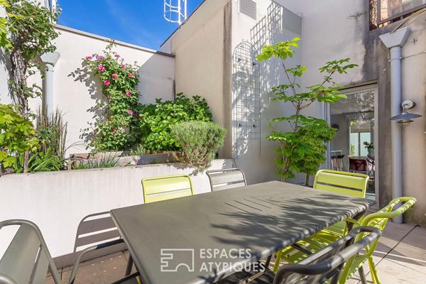 Duplex contemporain avec terrasses