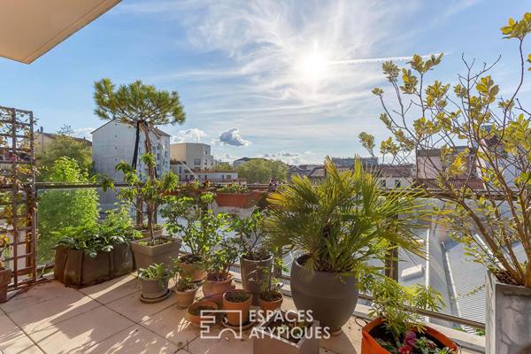 Duplex contemporain avec terrasses