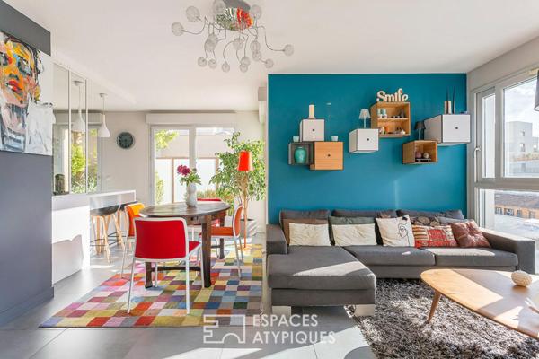 Duplex contemporain avec terrasses