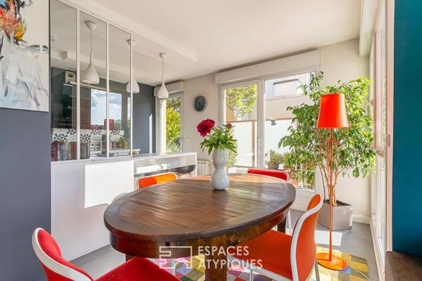 Duplex contemporain avec terrasses