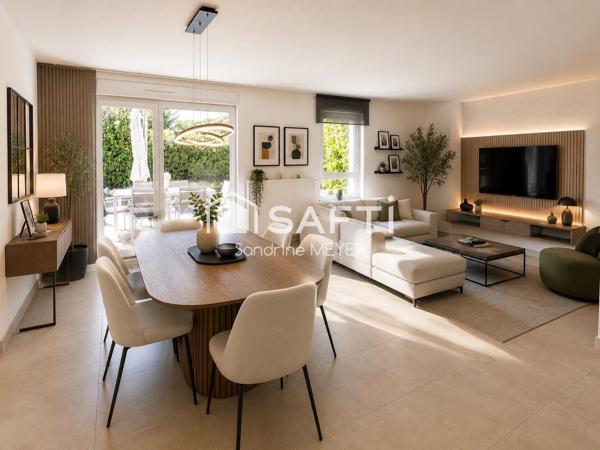 Superbe appartement 3-4 pièces avec immense terrasse