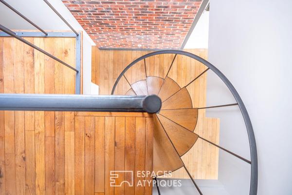 Loft avec terrasse dans une ancienne distillerie