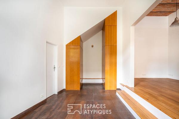Loft avec terrasse dans une ancienne distillerie