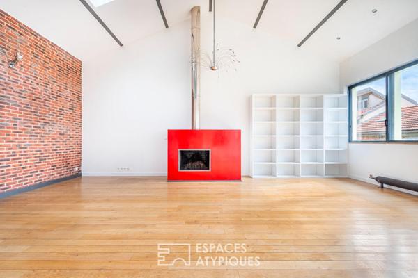 Loft avec terrasse dans une ancienne distillerie