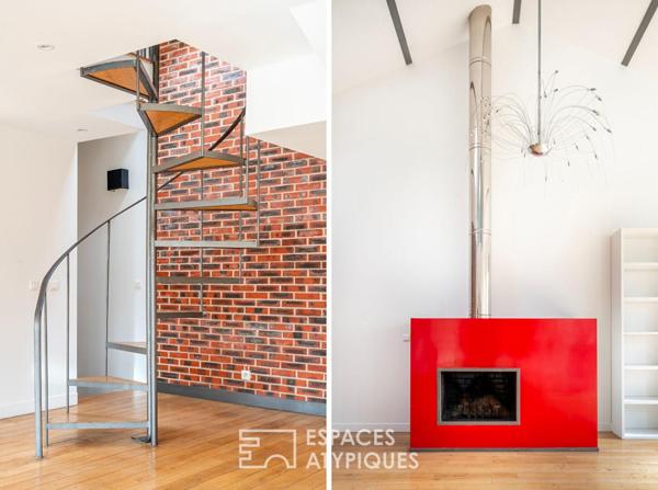 Loft avec terrasse dans une ancienne distillerie