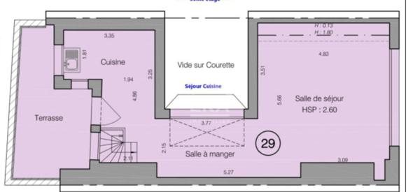 Appartement Boulogne Billancourt 3 pièce(s)