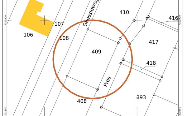 Terrain à vendre    Rustenhart