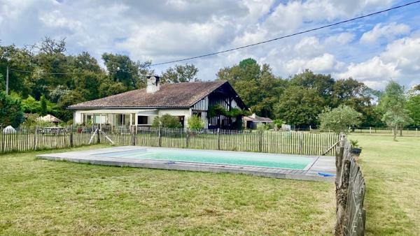 LANDAISE AUTHENTIQUE - GITE - 7HA - PISCINE - AIRIAL - LANDES (40) - AQUITAINE