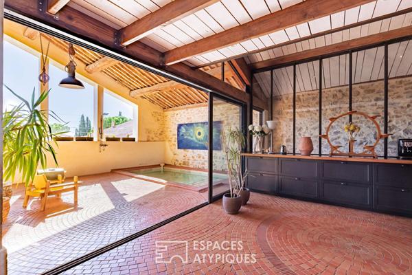 Maison d’architecte avec galerie d’art et loft premium en bord de Canal
