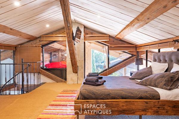 Maison d’architecte avec galerie d’art et loft premium en bord de Canal