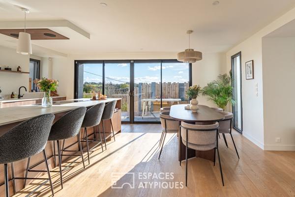 Maison lumineuse rénovée avec vue dégagée sur la nature