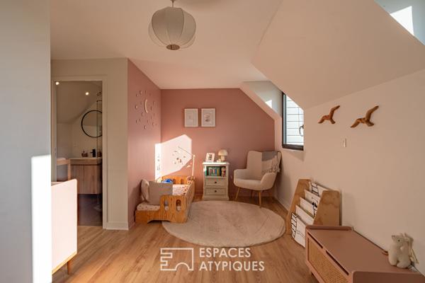 Maison lumineuse rénovée avec vue dégagée sur la nature