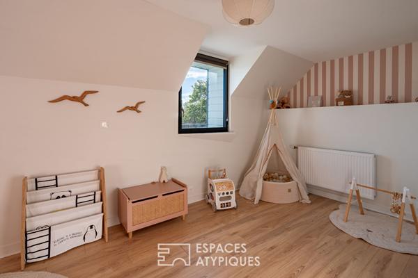 Maison lumineuse rénovée avec vue dégagée sur la nature