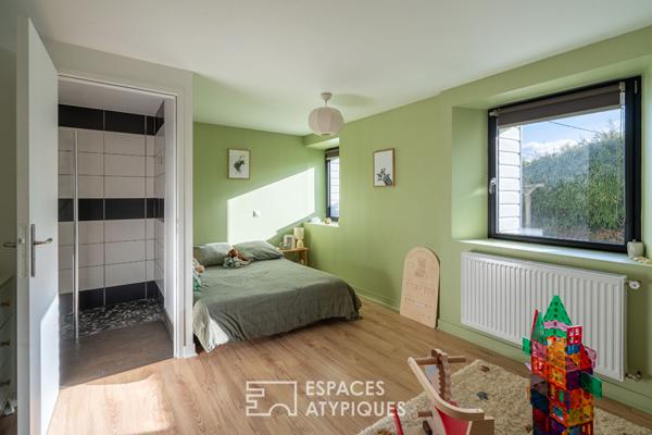 Maison lumineuse rénovée avec vue dégagée sur la nature