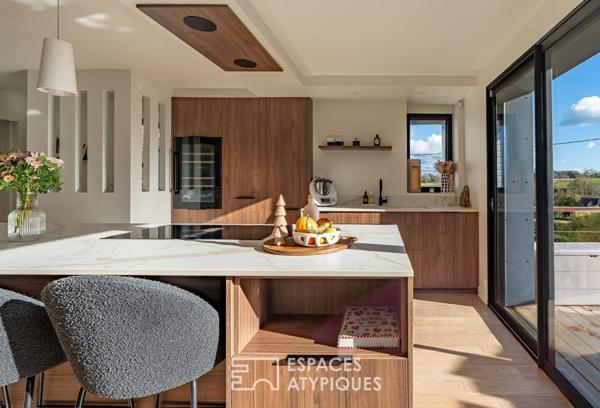 Maison lumineuse rénovée avec vue dégagée sur la nature