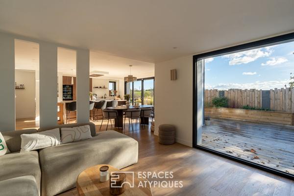 Maison lumineuse rénovée avec vue dégagée sur la nature