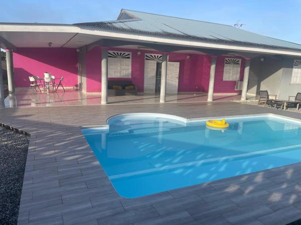 Maison T5+piscine la Rhumerie Matoury 335 000€ FAI