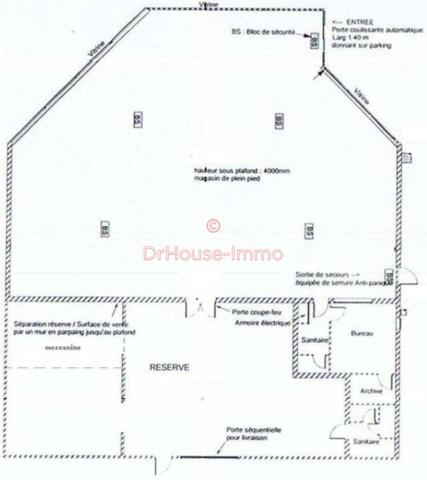 Commerce à vendre de 430 m²