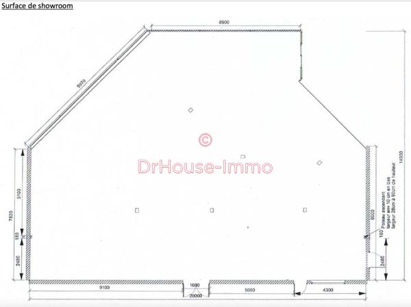 Commerce à vendre de 430 m²