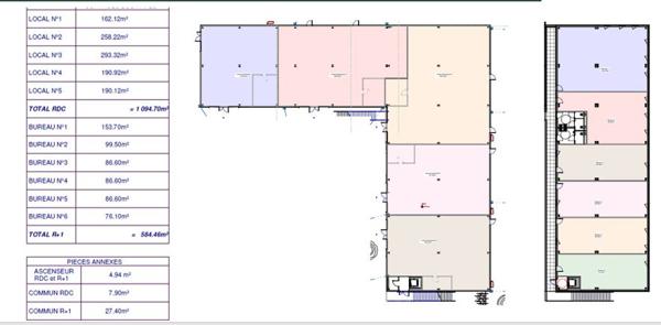 Bureaux à LOUER