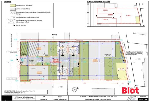 Terrain 209m²