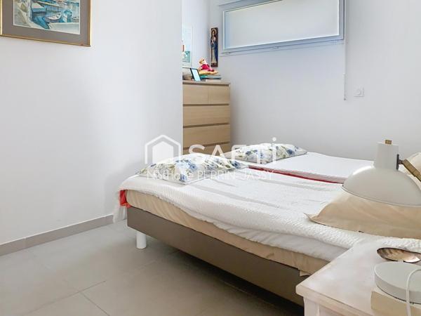 1ère ligne à Valras, T3 meublé avec stationnement