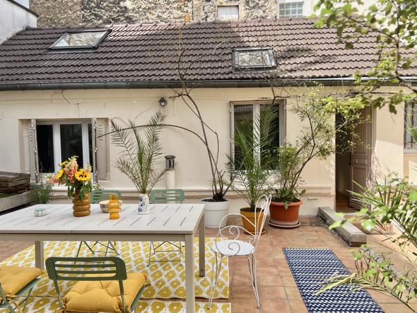 Batignolles - Deux maisons loft duplex autour d'une terrasse !