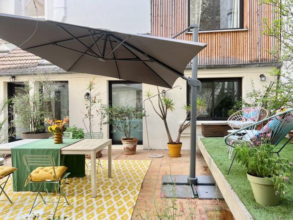 Batignolles - Deux maisons loft duplex autour d'une terrasse !