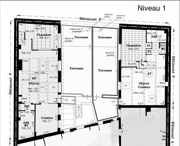 Batignolles - Deux maisons loft duplex autour d'une terrasse !