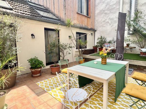 Batignolles - Deux maisons loft duplex autour d'une terrasse !