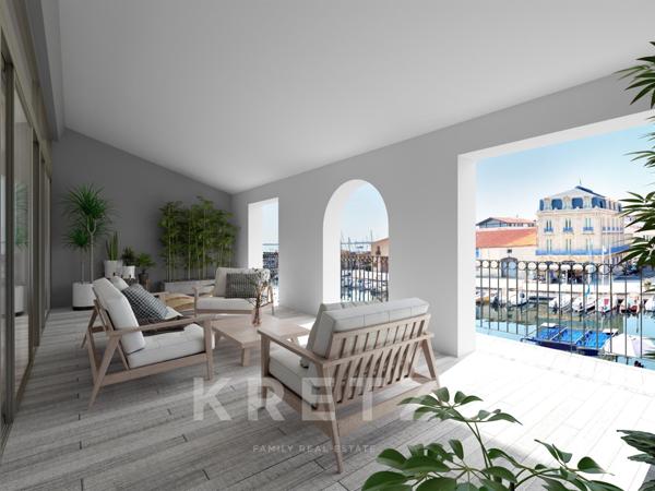 Appartement en première ligne sur le port