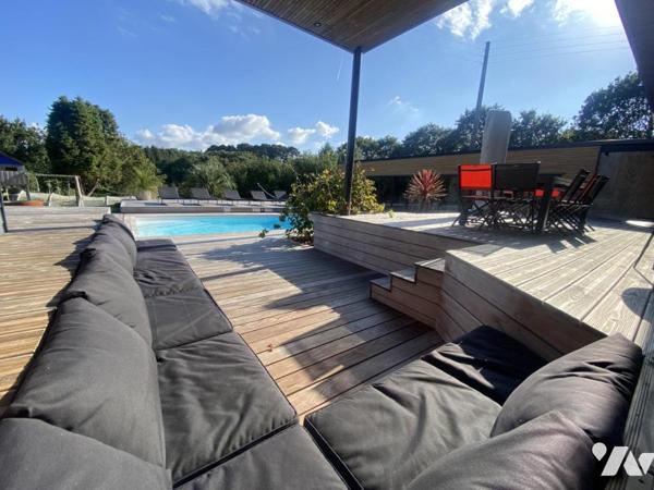 Maison d'architecte avec piscine 
