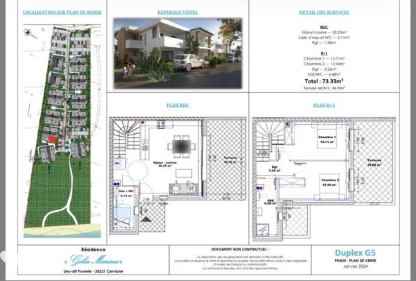 VEFA d'un Duplex de type 3 avec terrasse