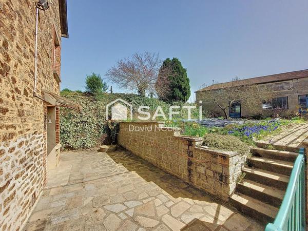 maison 3 chambres avec jardin, garage et atelier