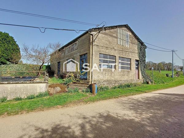 maison 3 chambres avec jardin, garage et atelier