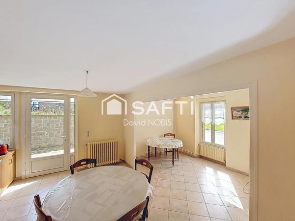 maison 3 chambres avec jardin, garage et atelier