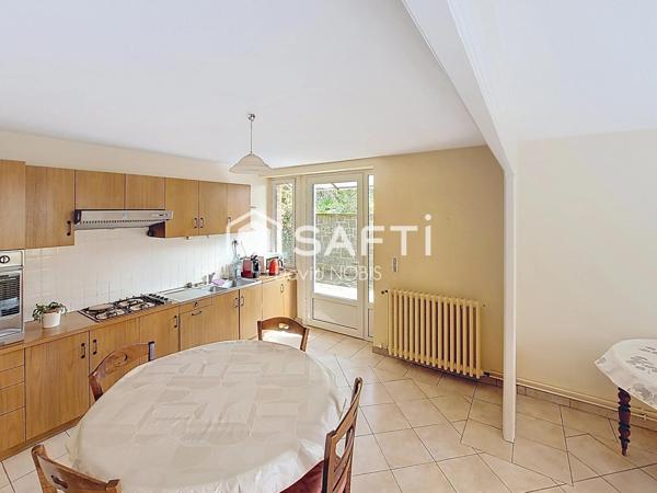 maison 3 chambres avec jardin, garage et atelier