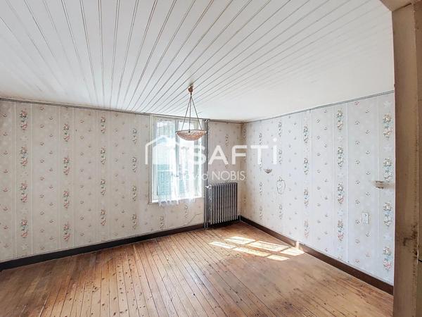 maison 3 chambres avec jardin, garage et atelier