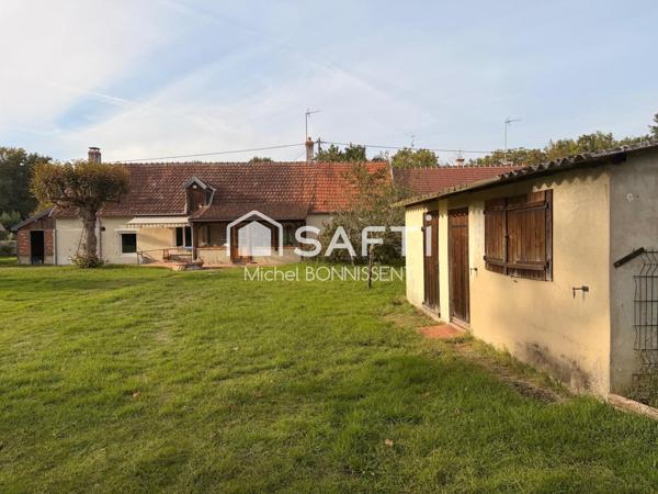 Maison en bord de Sologne avec grand terrain et dépendances