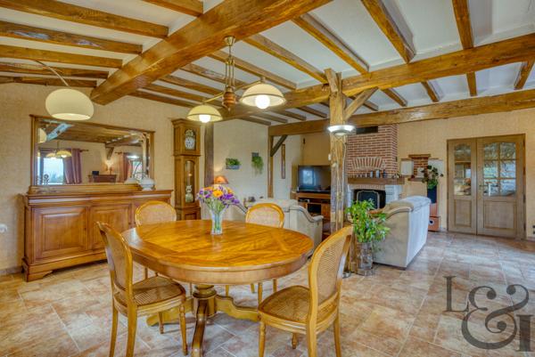 Grange en pierre rénovée avec gîte à vendre entre Villeneuve-sut-Lot et Agen
