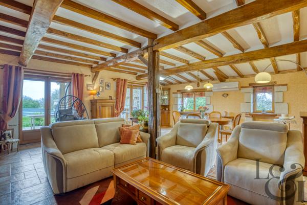 Grange en pierre rénovée avec gîte à vendre entre Villeneuve-sut-Lot et Agen