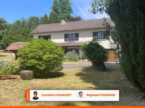 Maison 130m2 avec dépendance, plan d'eau et un hectare de terrain plat