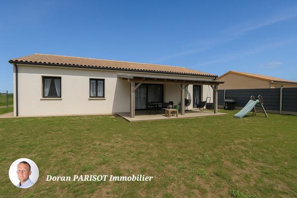 Cissé (86170) Maison récente 2022 plain-pied – 3 chambres + garage – Cissé