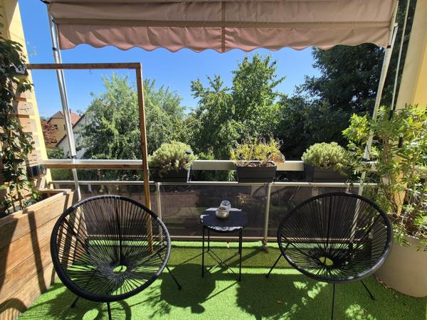 MUNDOLSHEIM, appartement 3/4 pièces 73 m², 2 balcons, garage 230 000 €