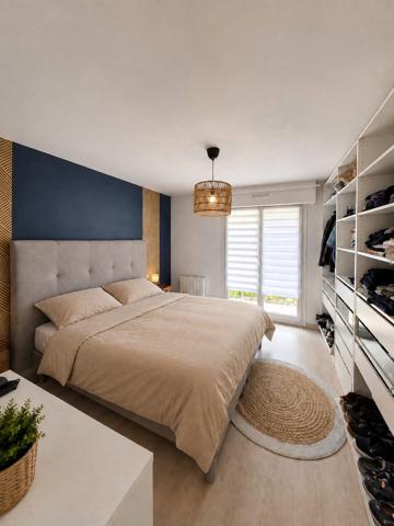 MUNDOLSHEIM, appartement 3/4 pièces 73 m², 2 balcons, garage 230 000 €