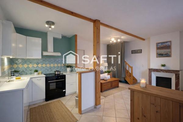 Maison de ville 2 chambres avec jardin