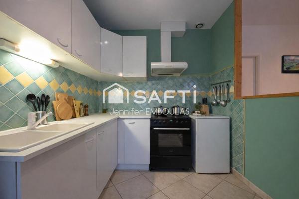 Maison de ville 2 chambres avec jardin